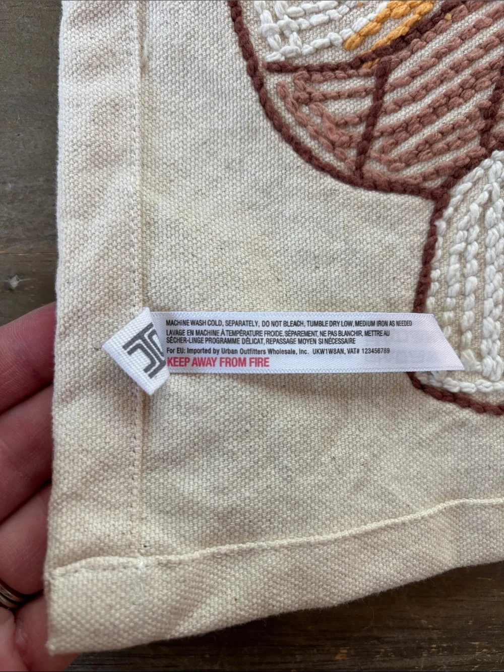 Urban Outfitters tufted mushroom tapestry